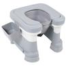 Portable Commode Chair Bedside Potty Shower Chair Non Slip Bedside Toilet for Bathing and Squat Toilet