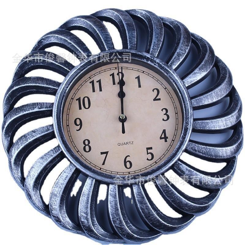 

Ретро Гостиная Бесшумные Настенные Часы Креативное Украшение Стены Настенные Часы Столовая Спальня Кварцевые Часы