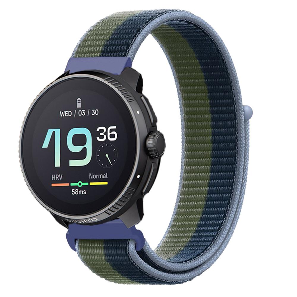 22mm Nylon Loop Watch Strap For Suunto Vertical Race Watchband For Suunto 5 9 Peak Pro Bracelet Replacement Wristband