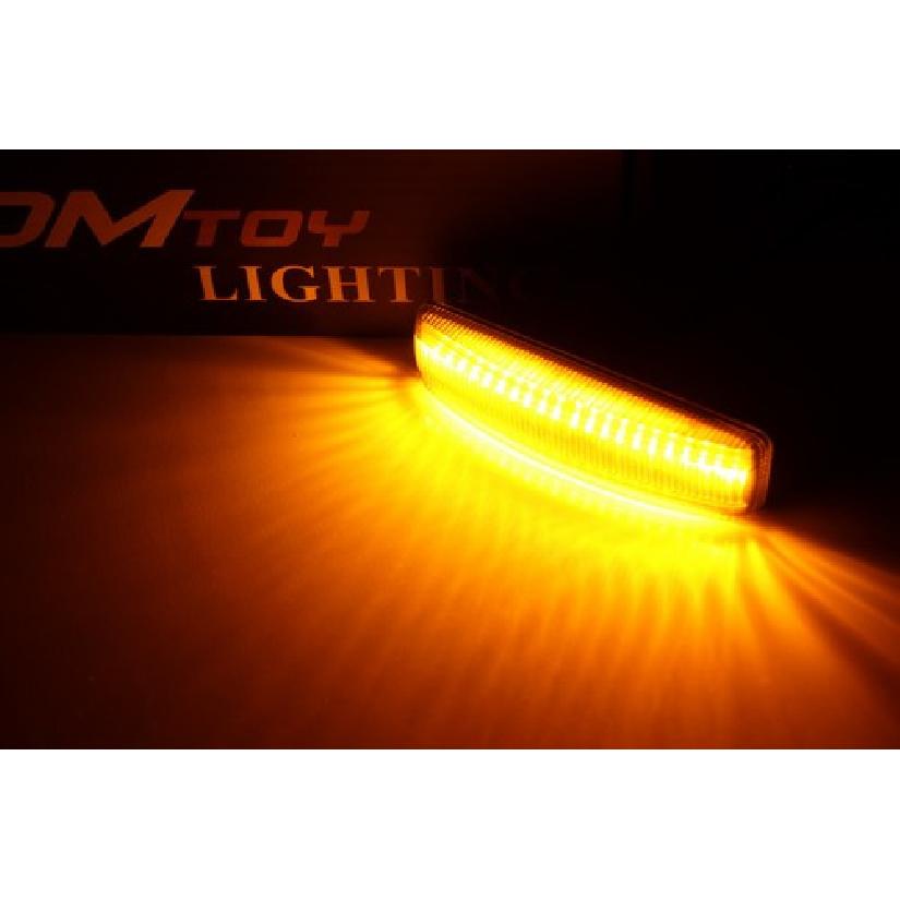 Smoked Lens Amber LED Side Marker Lights For Range Rover Sport Discovery LR3 LR4