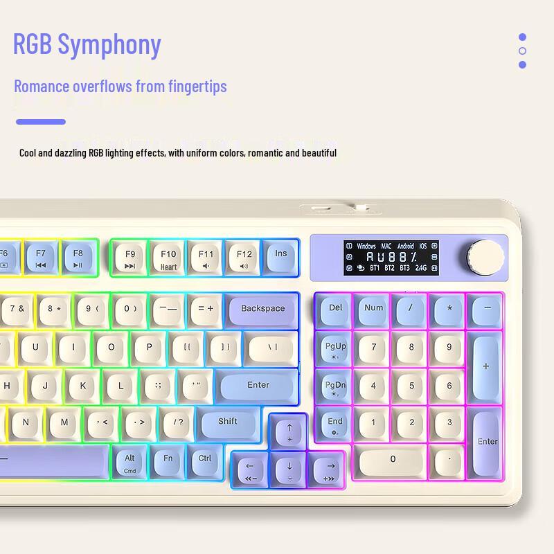 AULA S99Pro 99-Key Tri-Mode RGB Gaming Keyboard