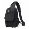 Men's Breast Bag Fashion Casual Messenger Bag Water-resistant Wear-resistant Travel Commuter Shoulder Bag