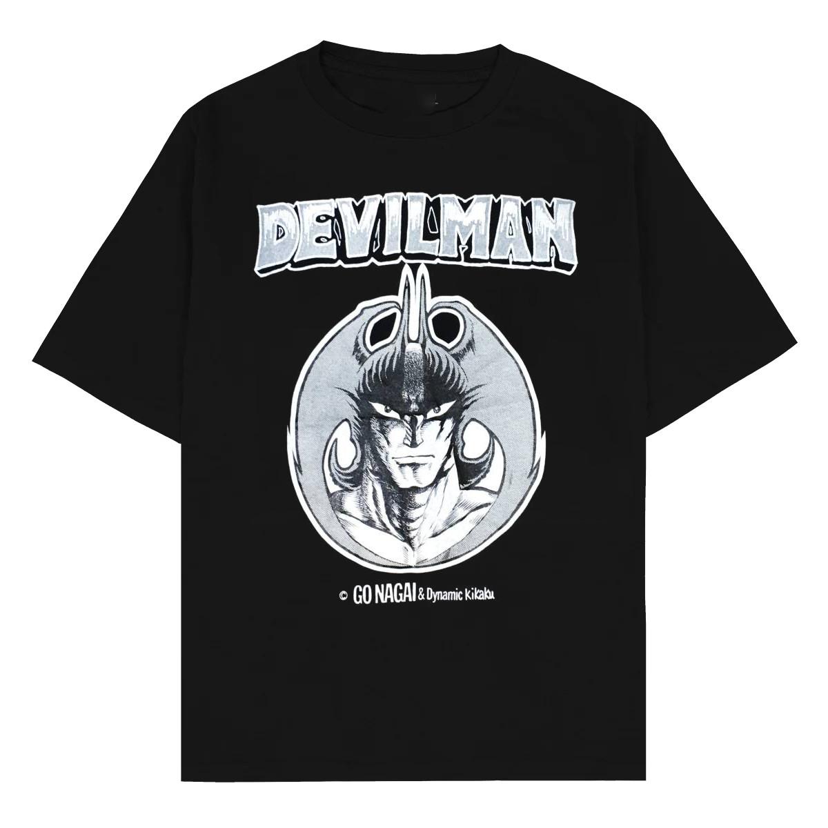 

rare DEVILMAN 90s Anime Tee Short Sleeve Unisex Anime T Shirt Mens Womens Tees Top S-4XL S
