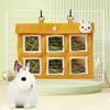 Hay Feeder For Rabbits Small Pet Grass Feeding Bag Large Capacity Hay Feeder Holder Bag For Guinea Chinchilla Bunny Hamster