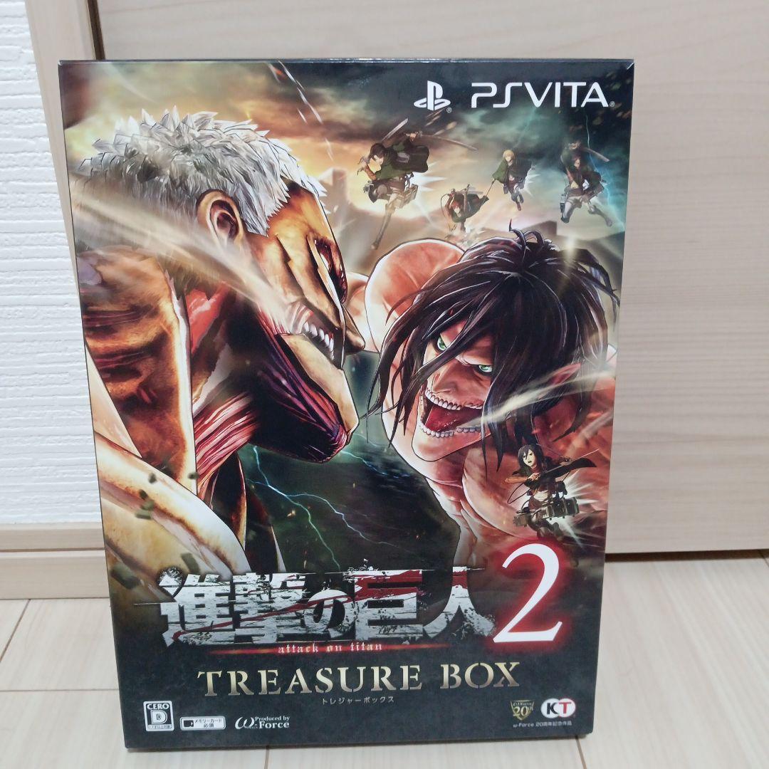 

[USED] Attack on Titan Treasure Box, Character Pins, Poster, Soundtrack