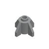 10pcs 4588 Rocket Tail Round 1 x 1 with Fins Building Blocks Loose Parts Compatible with Bricks DIY Assembly Toy