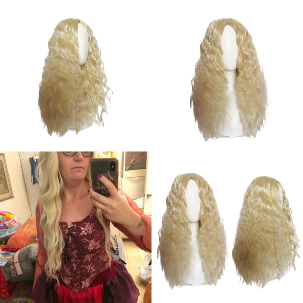 Sarah Sanderson Cosplay Wig Hocus Pocus 2 Curly Hair Halloween Costume Accessory
