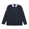 MALBON GOLF M Mesh Mix Long Sleeve T-Shirt Navy (Man)