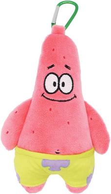 T's Factory Pluszowa zabawka SpongeBob z karabińczykiem, zamkiem błyskawicznym, maskotką, Patrickiem, wys. 170 x szer. 112 x gł. 66 mm, SB-554629, 2 szt.