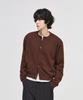 Signature Round Neck Crop Knit Cardigan [Brown]