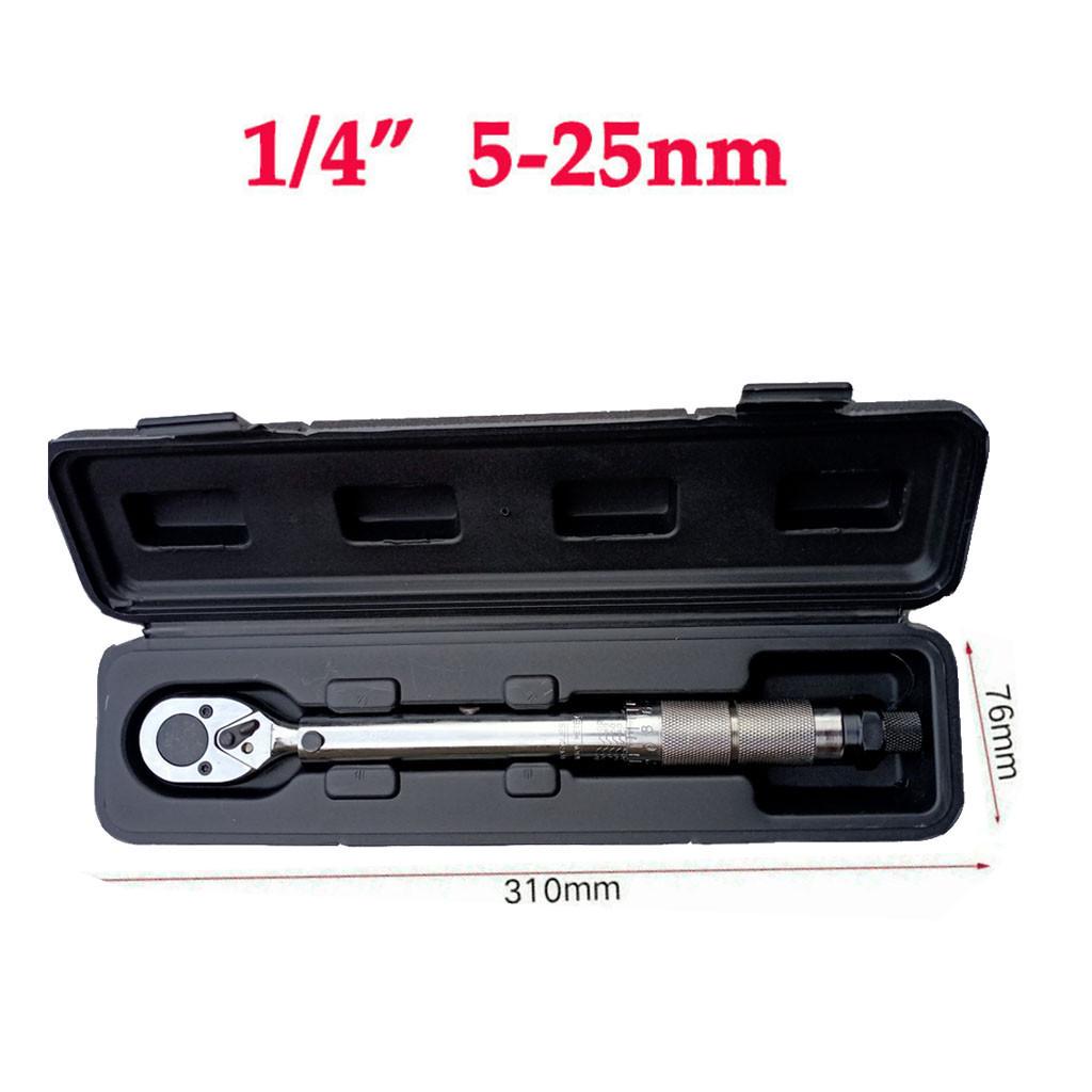 1/4'' 1/2'' 3/8'' Torque  Drive Click Bike Tool Ratchet   Key