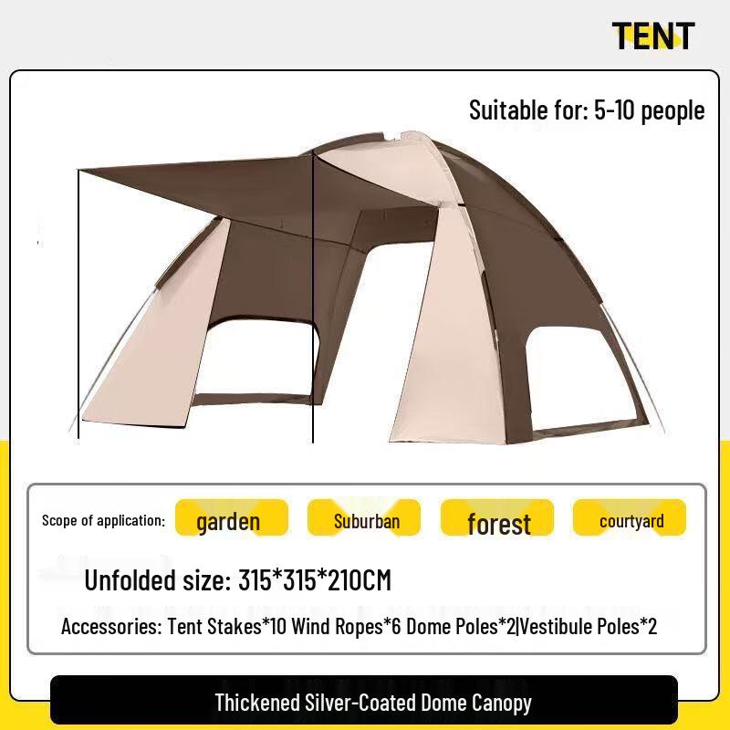OEING Large Dome Tent Canopy
