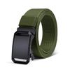 2025 Men's Ultra-Thin Holeless Automatic Buckle Canvas Nylon Leather Belt