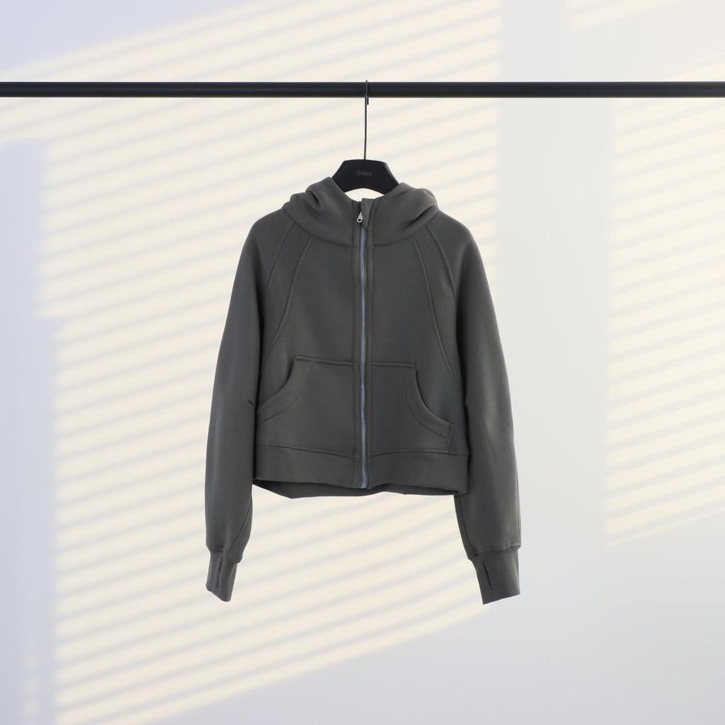 Women's Outdoor Sports Full Zip Loose Hoodie - Autumn/Winter Long Sleeve Casual Fitness Wear (In Stock)