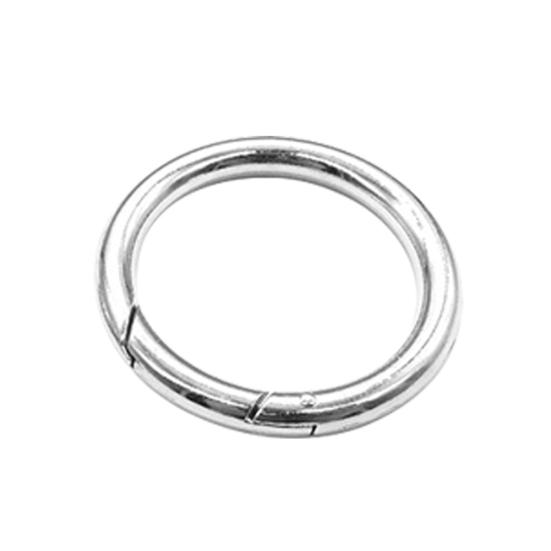 Круглое уплотнительное кольцо из цинкового сплава, брелок для ключей, пружинный карабин, пряжка, карабин M