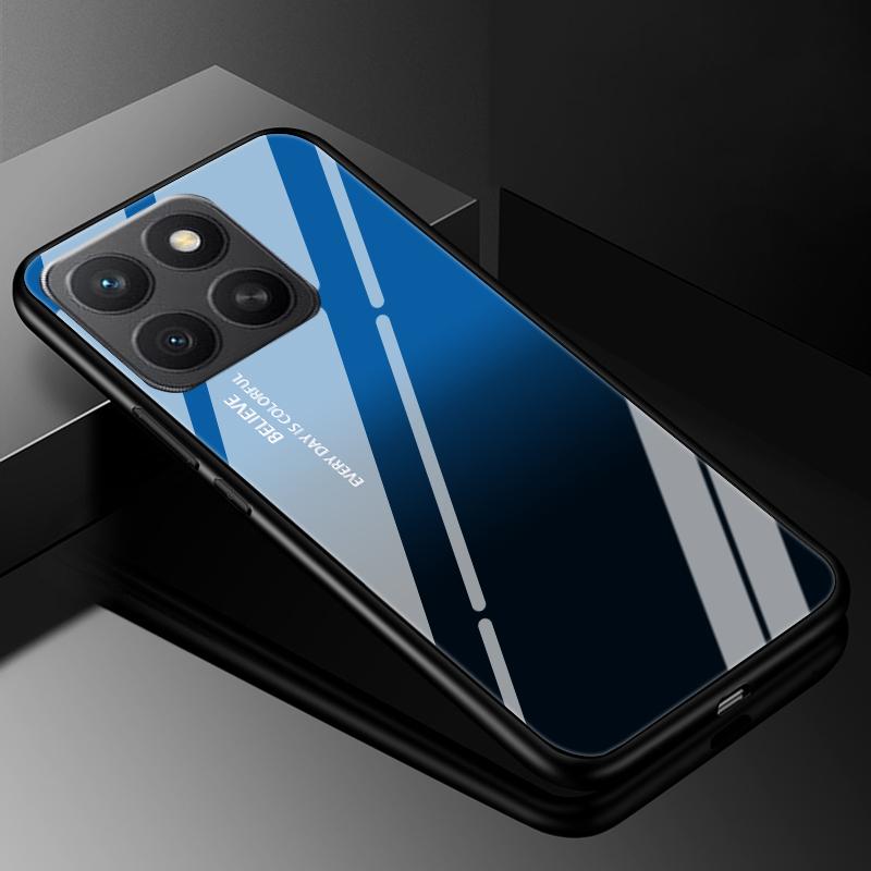 

Tempered Glass Phone Case For Honor 400 Smart Luxury Hard Back Bumper Cover for Honor 400 Smart LGN-NX1 X6C X7D 4G 5G Capa For Honor X7d 5G