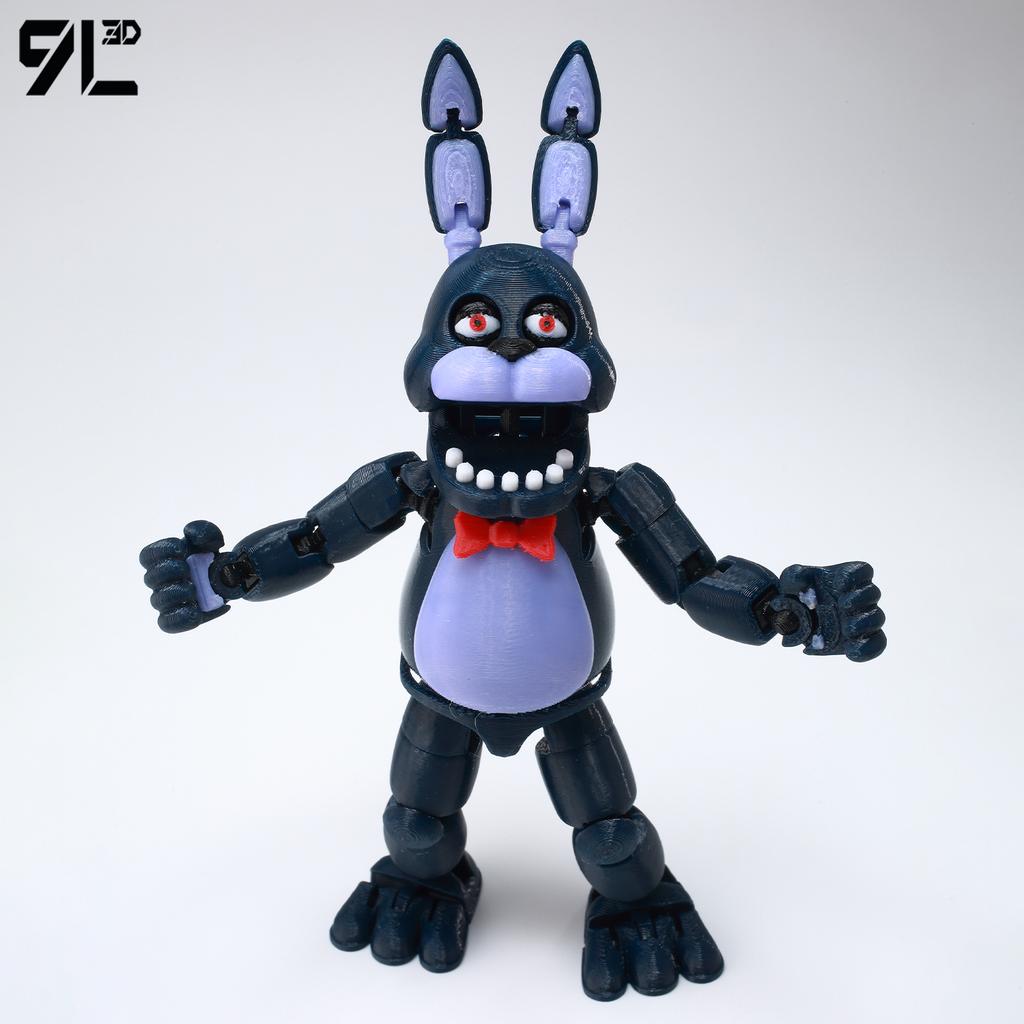9L3 Imprimé en 3D Guitare Bonnie Titan13 Five Nights Security Breach FNAF Figurines d'Action Ours Harem de Minuit Articulation Mobile Amovible