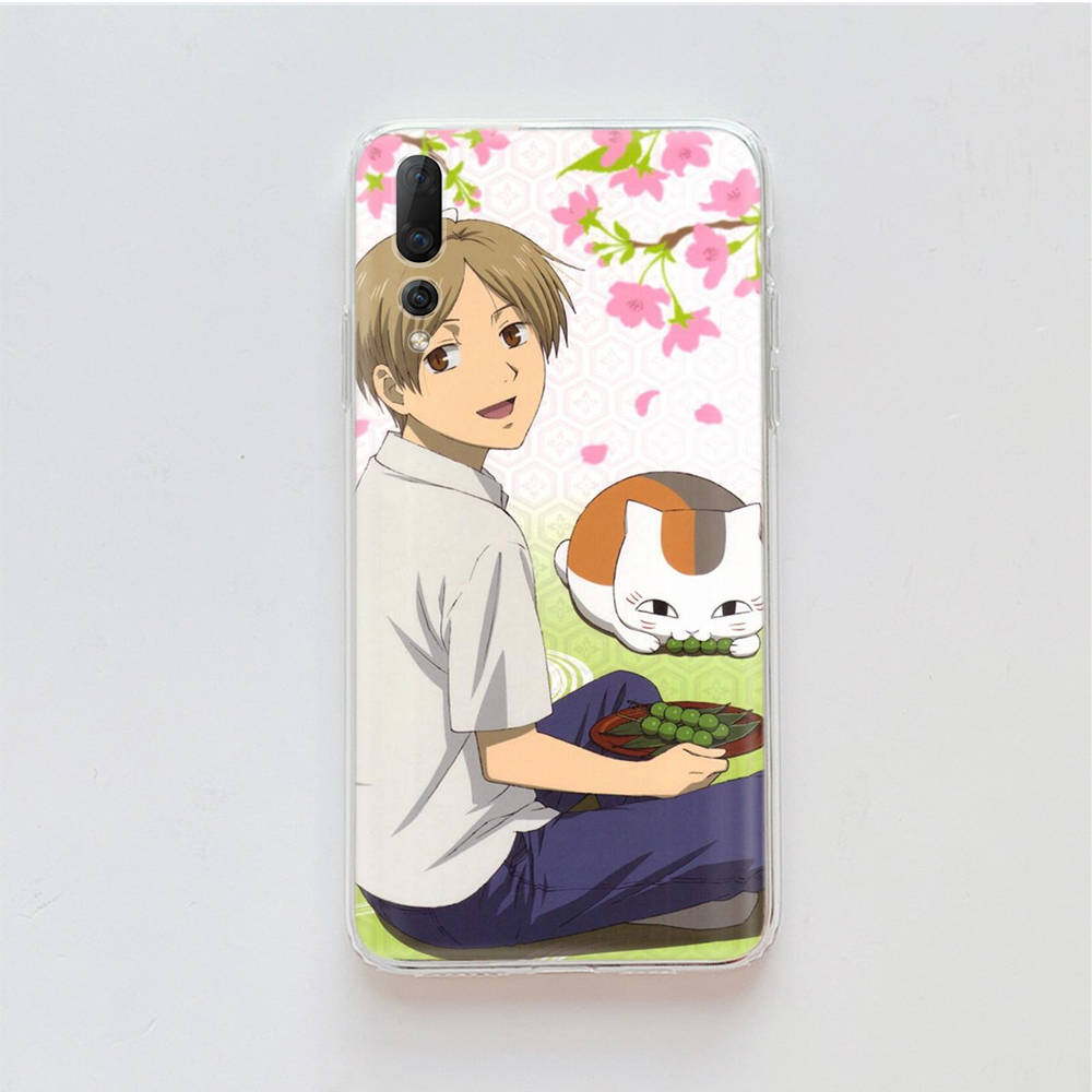 Transparent Case for Samsung A04 A14 A23 M33 M53 Realme 10 9 C35 C55 VIVO X80 Infinix Hot 30 Note 11 Tecno Spark 8P Pro W-65 Yuujinchou Natsume