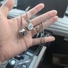 Dice Car Hang Ornaments, Dice Car Rearview Mirror Pendant, Metal Dice Shaped Pendant, Dice