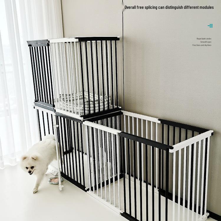 Verstellbarer Hundekäfig für den Innenbereich: Verschlüsselt, Verdickt, Schützender Zaun für kleine bis große Haustiere