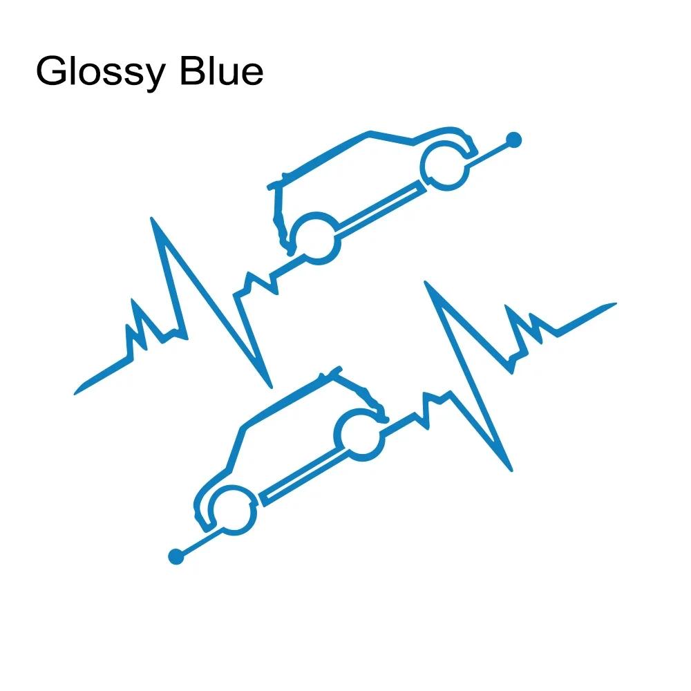 Auto Fenster Herzschlag Aufkleber Grafik Vinyl Decal Auto Tuning Dekoration Für MINI Cooper S JCW One D R55 R56 F55 F56 R60 F60