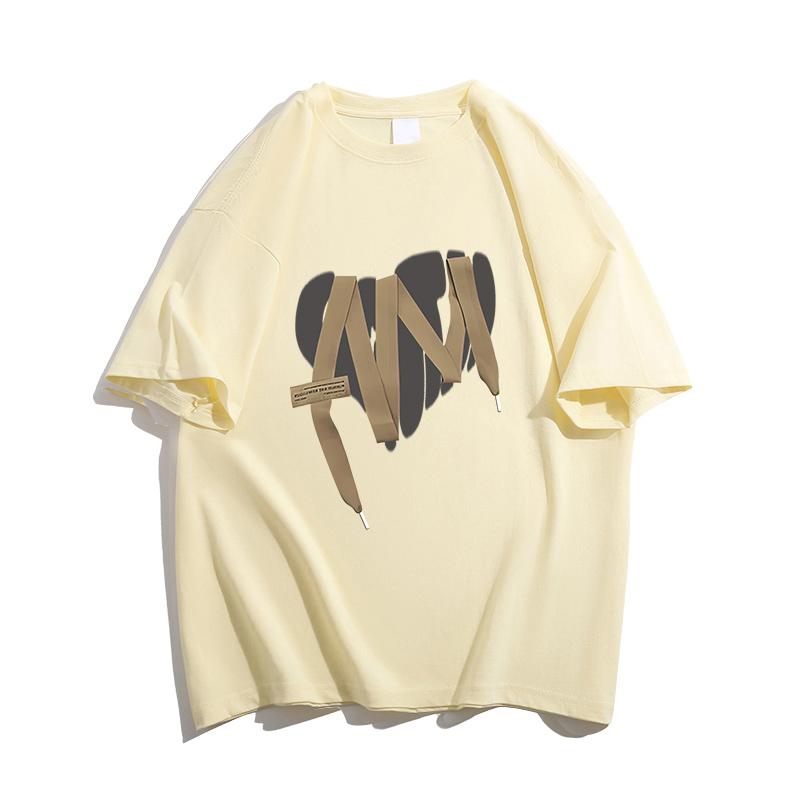 

Американский Ретро Орт Све Футболка Женская Лето 2023 Новинка Хип-хоп Дизайн Сенсация Кофейный Цвет Похудение Инс Трендовая Парная Майка 4XL