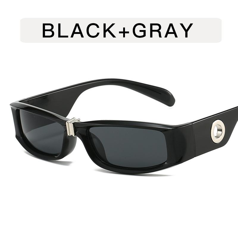 Fashion Sunglasses Sweet Cool Babes Outdoor Sunglasses Trendy Retro Square Wide Edge Sunglasses