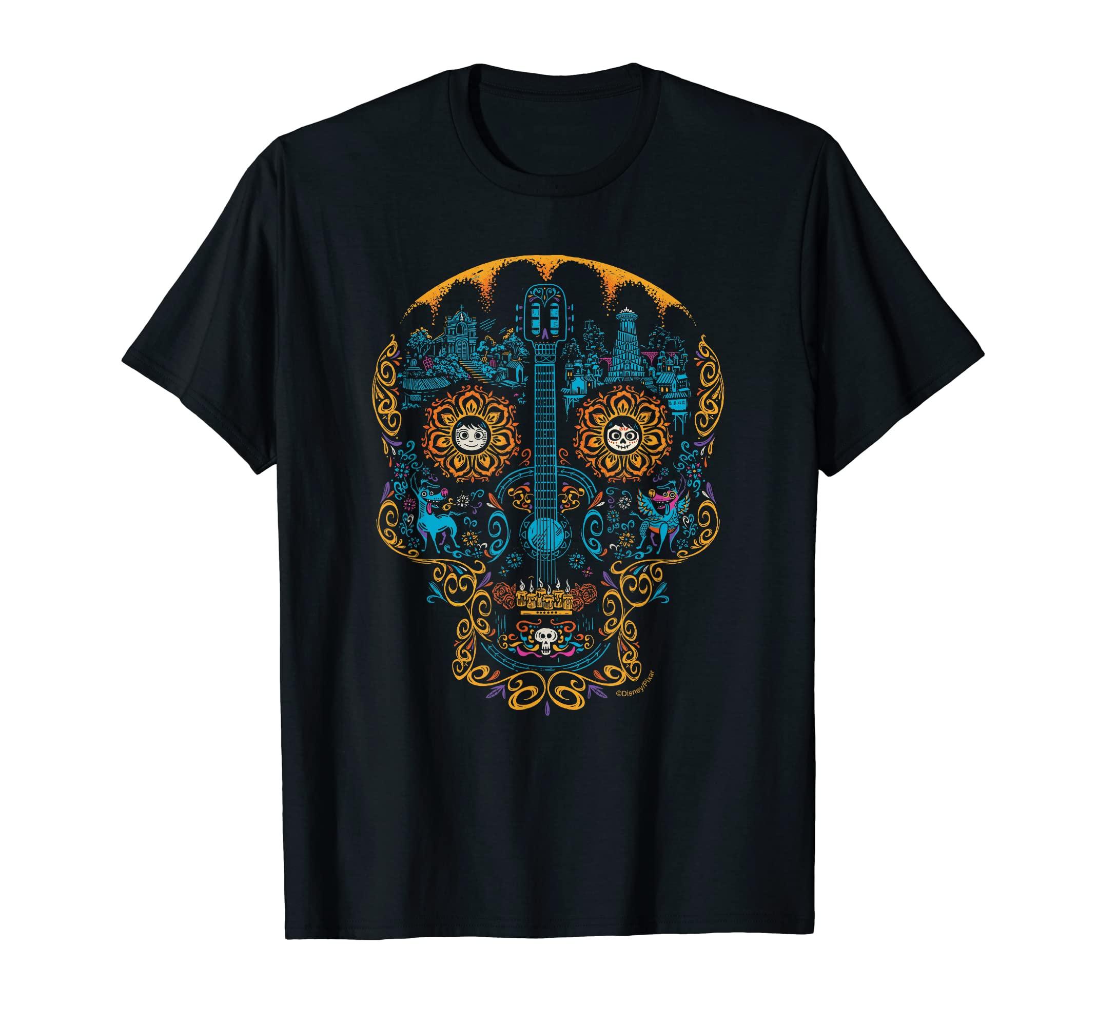 

Футболка Disney и Pixar Coco Miguel Sugar Skull чёрный
