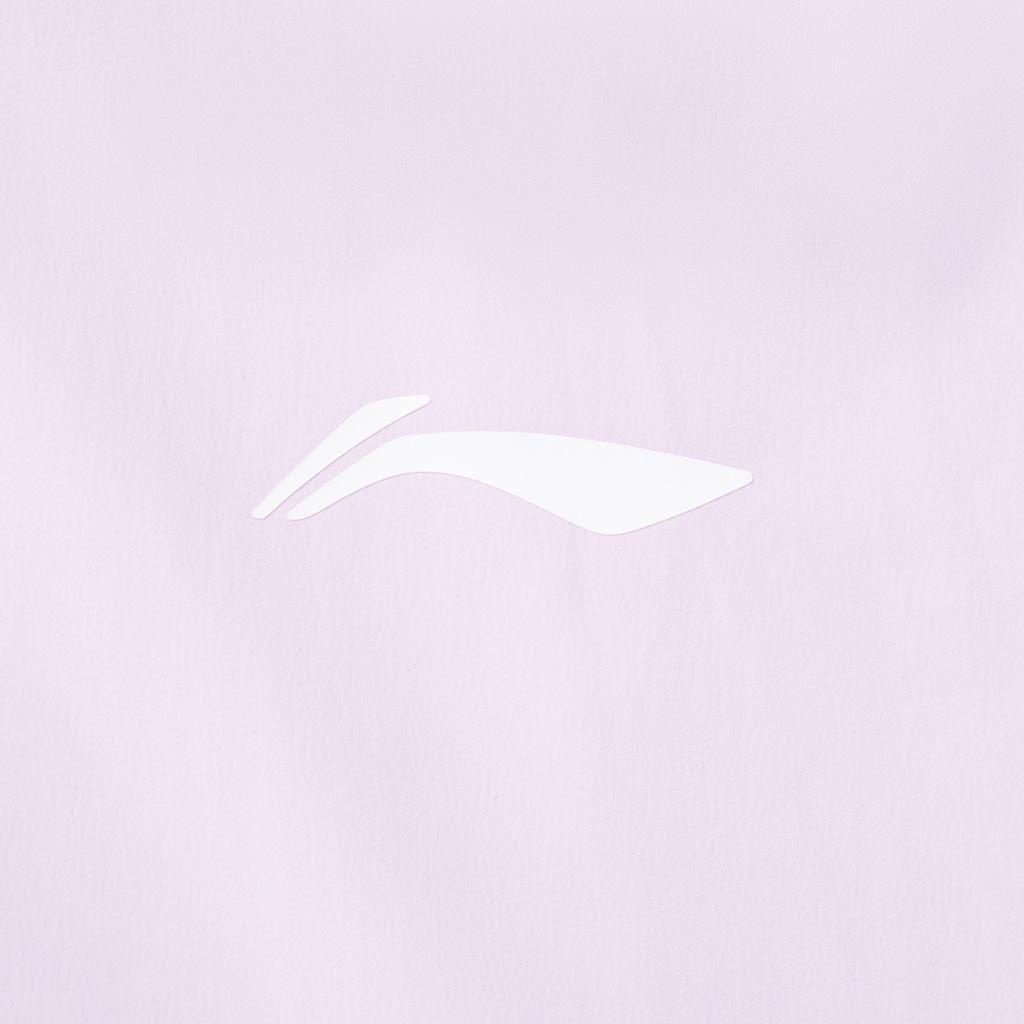 Li Ning Laufserie Bequem Lässig Schlicht Einfarbig Kapuzen-Reißverschluss Vielseitig Spiegel Sonnenschutzjacke Damenjacke Cool-Lila AFDV252-5