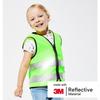 Salzmann 3M Gilet de Sécurité - Gilet réfléchissant de haute visibilité avec 4 poches - Fabriqué avec matériau réfléchissant 3M