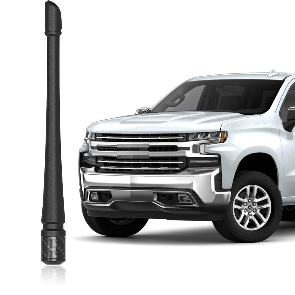 7inch antenna for Chevrolet Silverado and GMC Sierra Denali 1500 2500 3500 replaceable rubber truck antenna optimized FM/AM reception