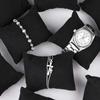 12 Pack Small Black Watch Pillow Velvet Bracelet Pillow Jewelry Displays Watch Bracelet Bangle Cushions Stand for Boxs