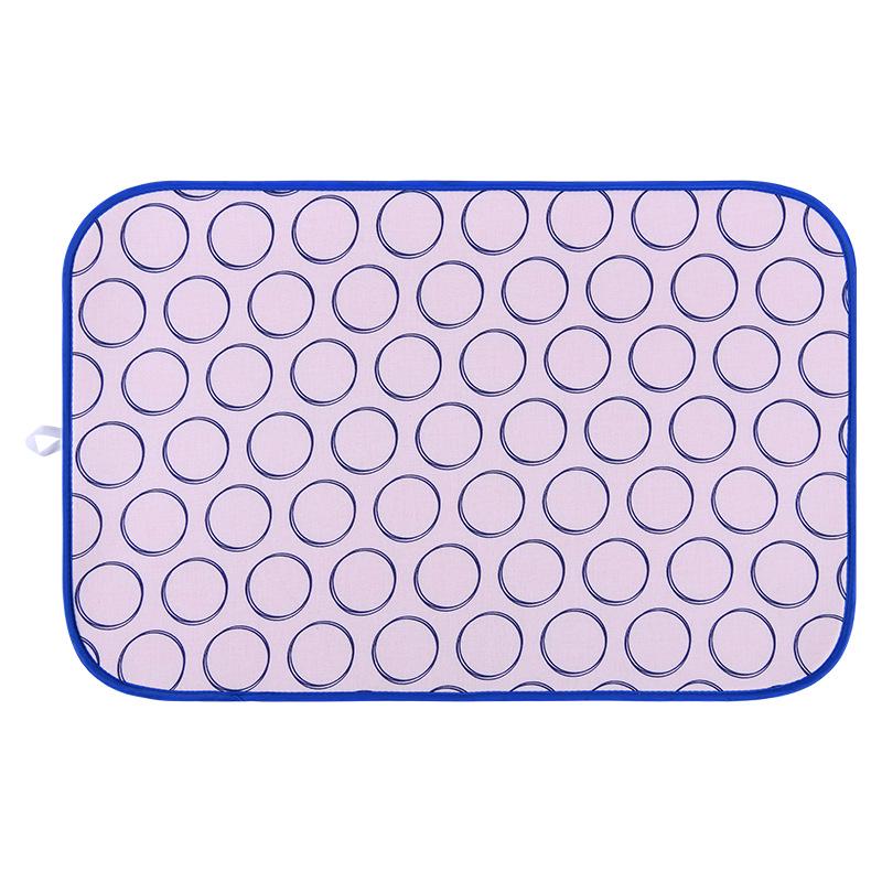 Hanging Heat-Resistant Pink Ironing Pad, Six-Layer Thick, Waterproof & Non-Slip
