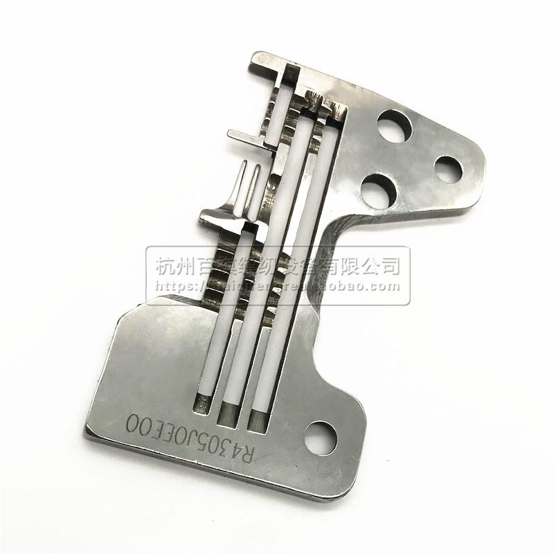 Juki 6700 6716 Τετράκλωνη Μηχανή Overlock Πυκνή Αντιγραφή Πέλμα Ραπτομηχανής Αλλαγή Πυκνής Θέσης Βελόνας Λεπτές Άκρες Βελόνα