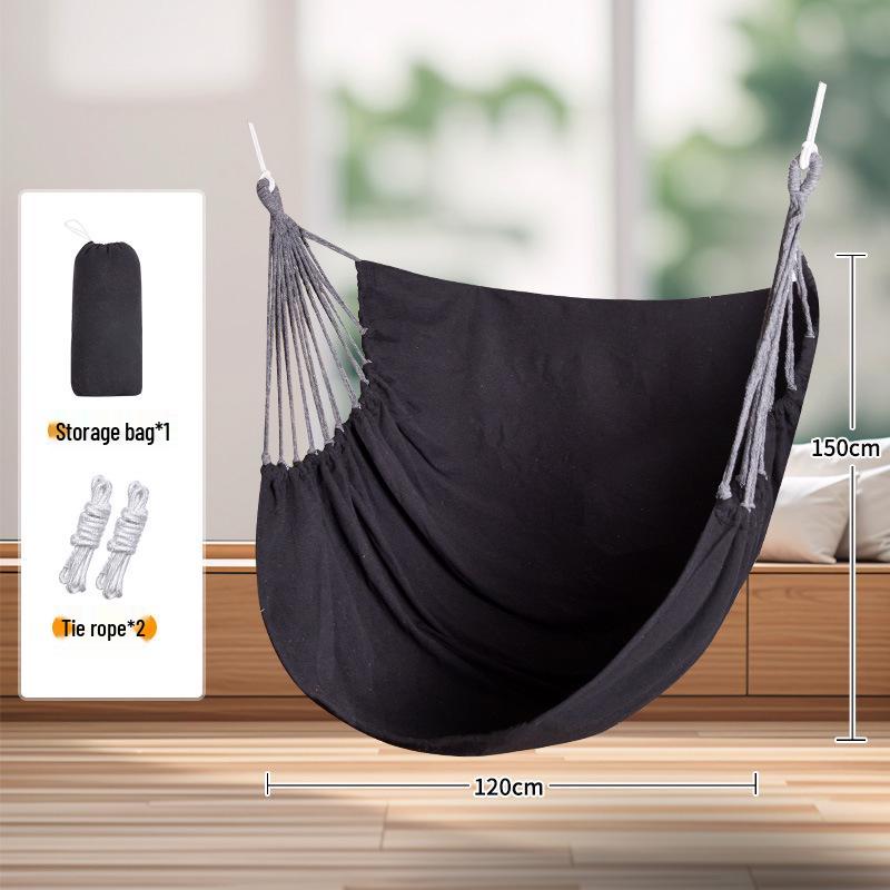 TEMU Dormitory Hammock: Indoor/Outdoor Thickened Hanging Chair & Swing Basket.