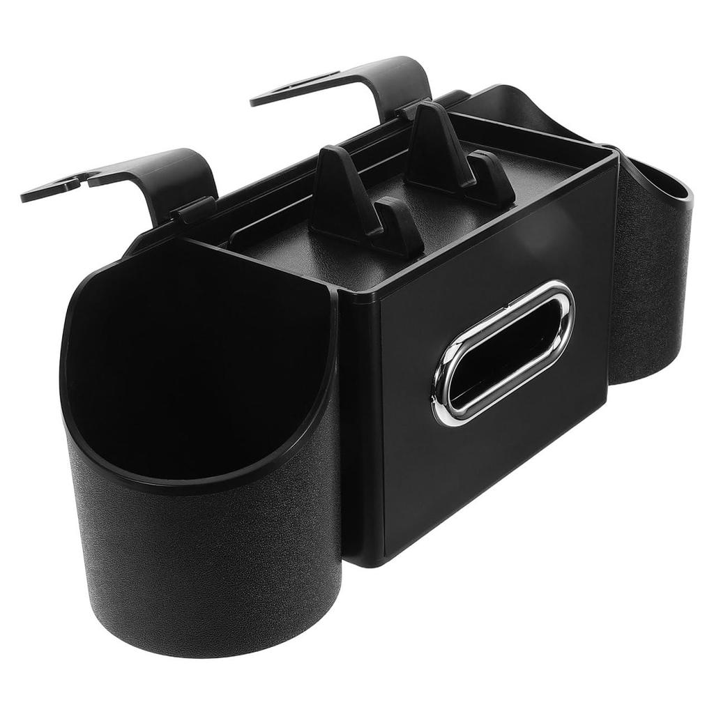 FRCOLOR Multifunctional Car Storage Drink Holder Tissue with Drink Holder Storage Stylish and Neat Car Interior Storage Box, & Case, 34x21x18cm, Hook,