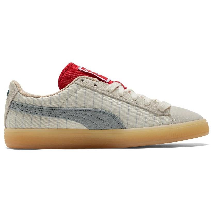 Coca-Cola X Puma Suede Slate Pinstripes Unisex Sneakers Cream Ivory-Glow 387049-01