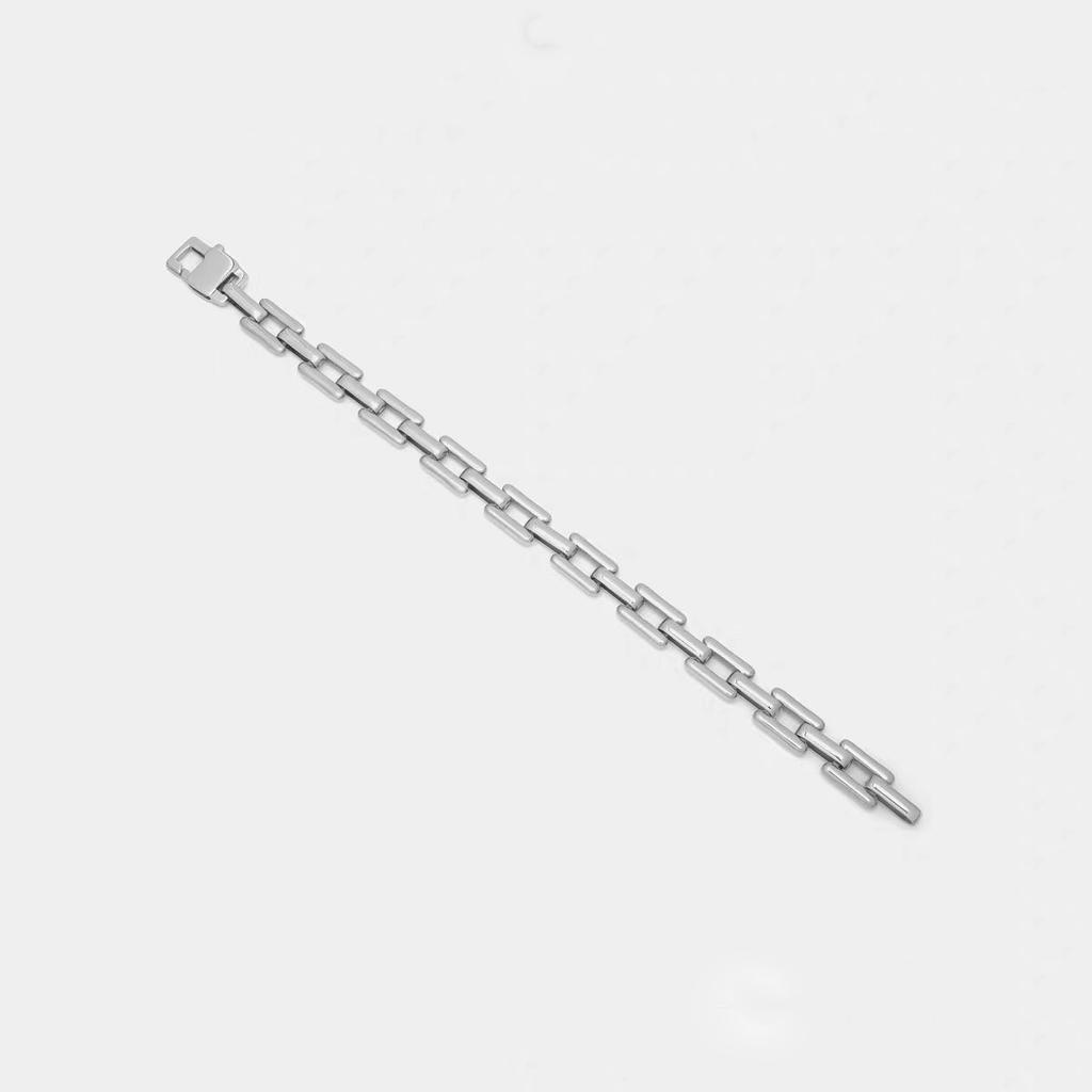 Unique Niche American Hip-Hop Minimalist Titanium Steel Unisex Bracelet Non-Fading Heavy Craft Cuban Chain Couple Jewelry Wholesale