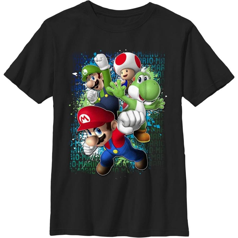 Мальчишеская футболка Fifth Sun с принтом Nintendo Mario Jump S