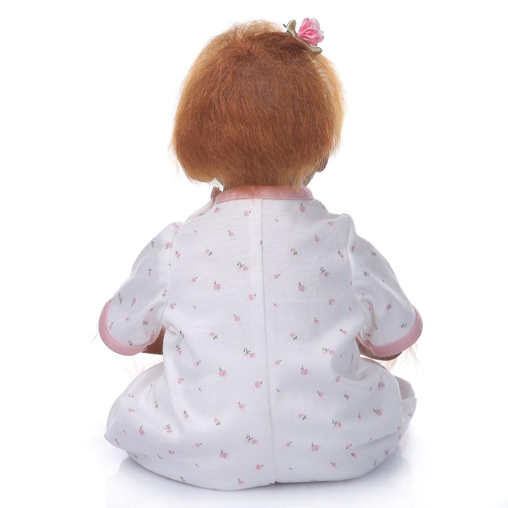 Reborn Baby Monkey - Realistic Monkey Plush Toy, Soft Silicone 48cm Lifelike Soft Cuddly Companion for Kids