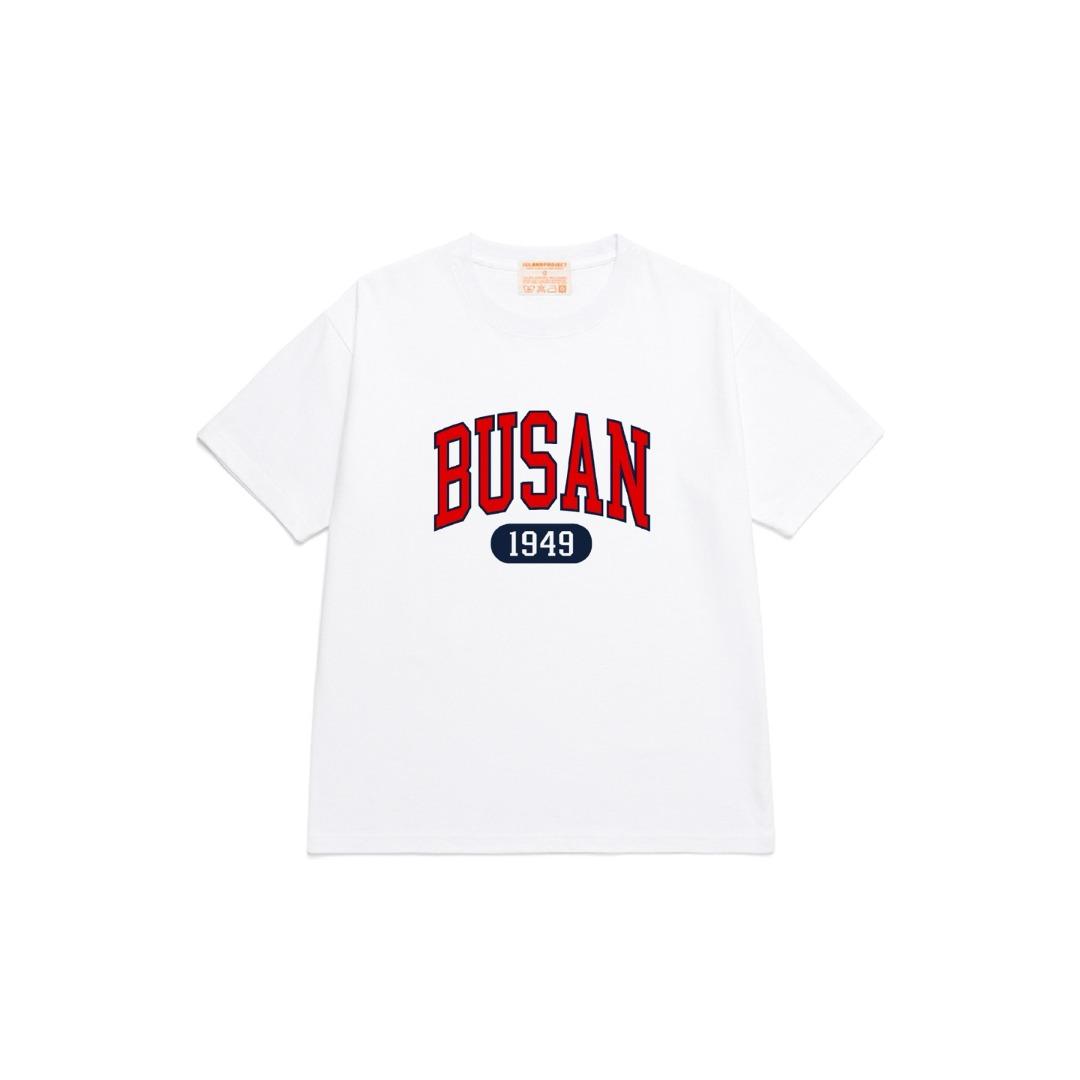 Aillaendeupeulojegteu City Busan Classic T-Shirt - White [Busan] White/1