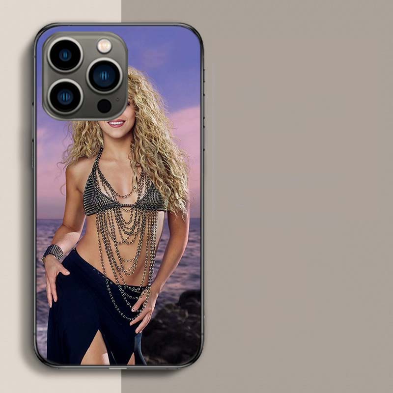 S-Shakira Singer Phone Case For Iphone 17 Air 15 Pro 14 Plus 16 Pro Max 12 13 Mini 11 16E X XS Cover Cute Fundas