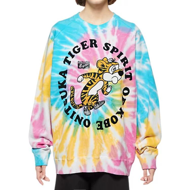 Onitsuka Tiger Sweat Top Cartoon Long Sleeve Sweatshirt Unisex tops Red 2183B071-601