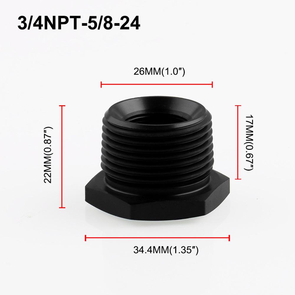 Buy Car Automotive Oil Filter Threaded Adapter 1/2-28 To 3/4-16 13/16 ...
