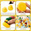 50 Sets Rubber Duck Cute Rubber Duck Bath Party Toys Bathtub Toys Shower Car Dashboard Decorations With Mini Sunglasses Swim