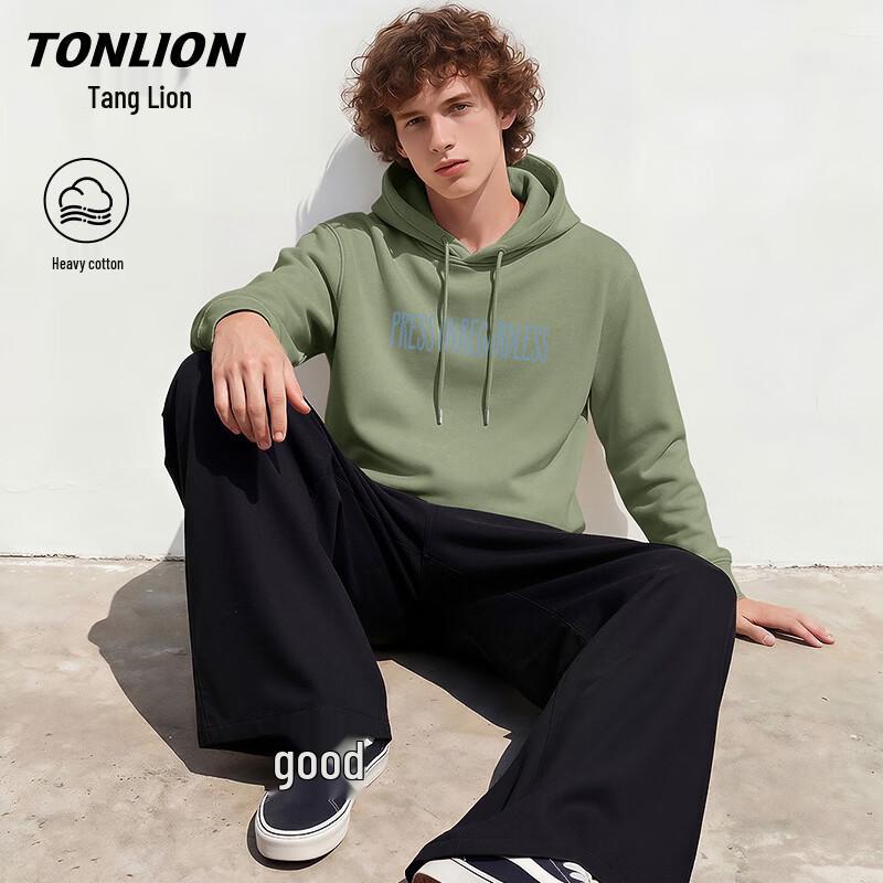 Мужская повседневная толстовка с капюшоном TonLion 3XL