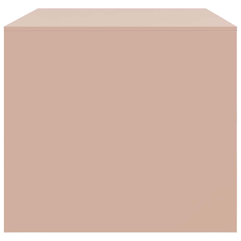 Pink Coffee Table 67 X 50 X 44 Cm Steel