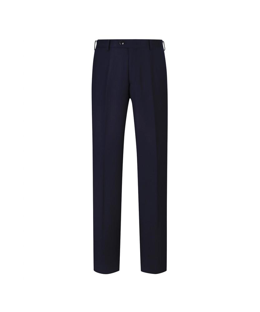 SIEG Italian Wool Relaxed Fit Suit Pants Navy (Pjpah2201)