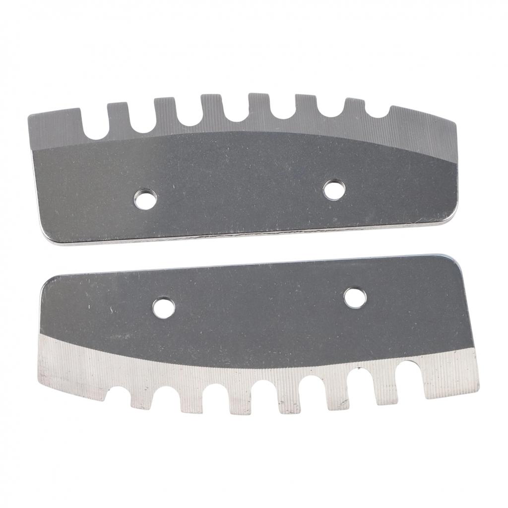 For Powerful Performance Replacement Auger Blade Set Two Pieces 8 Inch