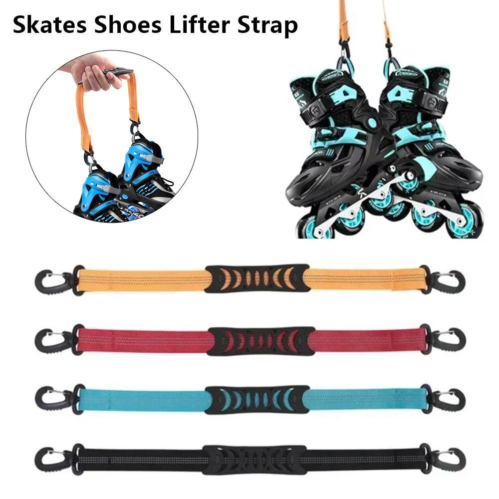 1 Stück 30cm Schlittschuhschuh Haken Universeller Aufhängegriff Schnalle Skischuh Riemen Nylon Tragbar Rollschuhschuh Heber